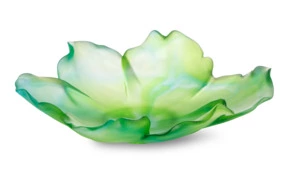 Чаша декоративная Decor de Table Pate de Verre Cristal Мак 18 см, хрустальное тесто