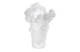 Ваза настольная Decor de Table Pate de Verre Cristal Роза 20 см, хрустальное тесто, белая, п/к