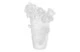 Ваза настольная Decor de Table Pate de Verre Cristal Роза 20 см, хрустальное тесто, белая, п/к
