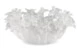 Чаша декоративная Decor de Table Pate de Verre Cristal Фиалка 30 см, хрустальное тесто, белая, п/к