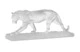 Фигурка Decor de Table Pate de Verre Cristal Пума 22 см, хрустальное тесто, белая, п/к