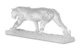 Фигурка Decor de Table Pate de Verre Cristal Пума 22 см, хрустальное тесто, белая, п/к