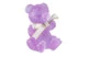 Фигурка Decor de Table Pate de Verre Cristal Медвежонок, хрустальное тесто, фиолетовая, п/к