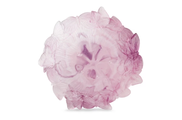 Чаша декоративная Decor de Table Pate de Verre Cristal Бабочки 20 см, хрустальное тесто