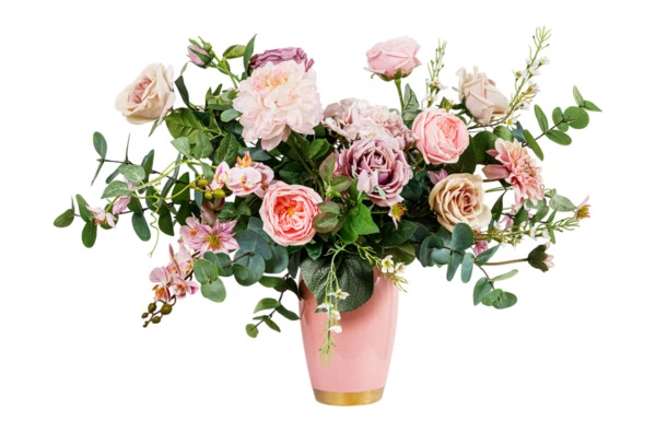 Композиция искуственная Розовый этюд