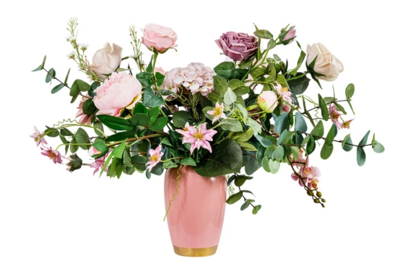 Композиция искуственная Розовый этюд