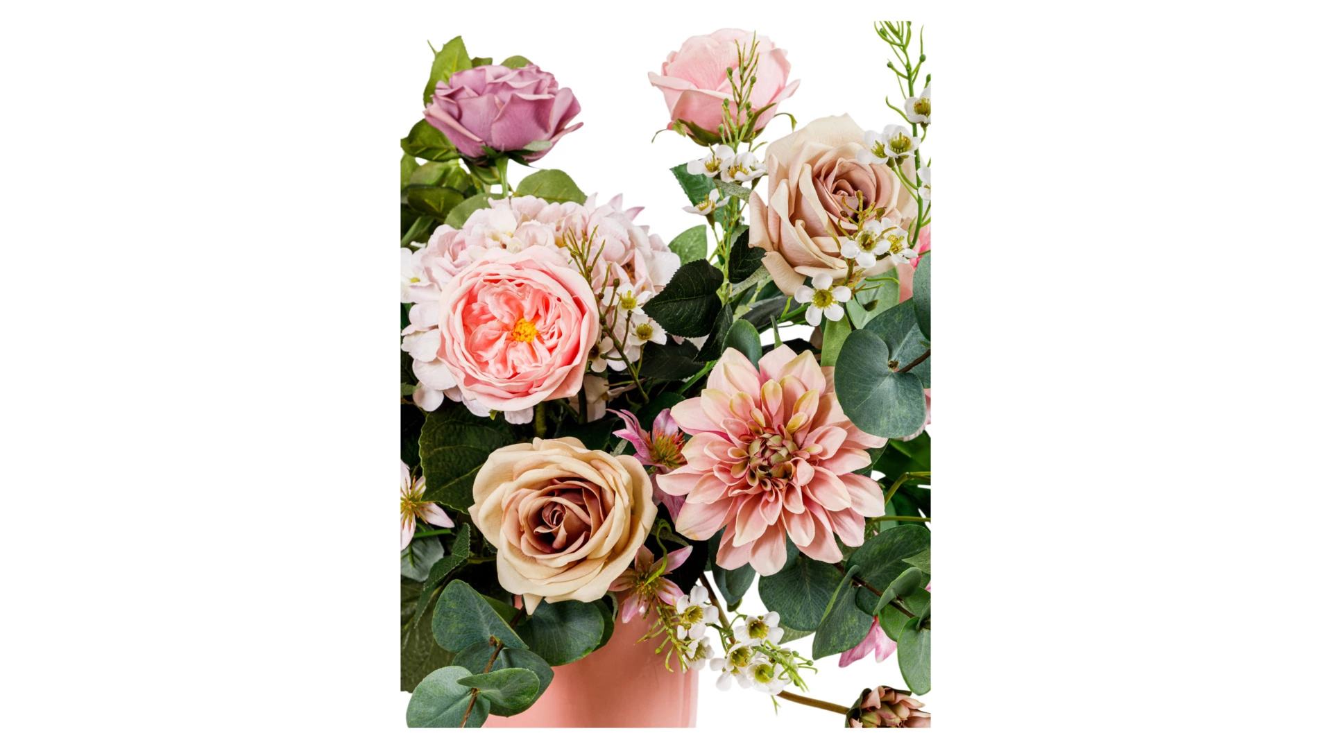 Композиция искуственная Розовый этюд