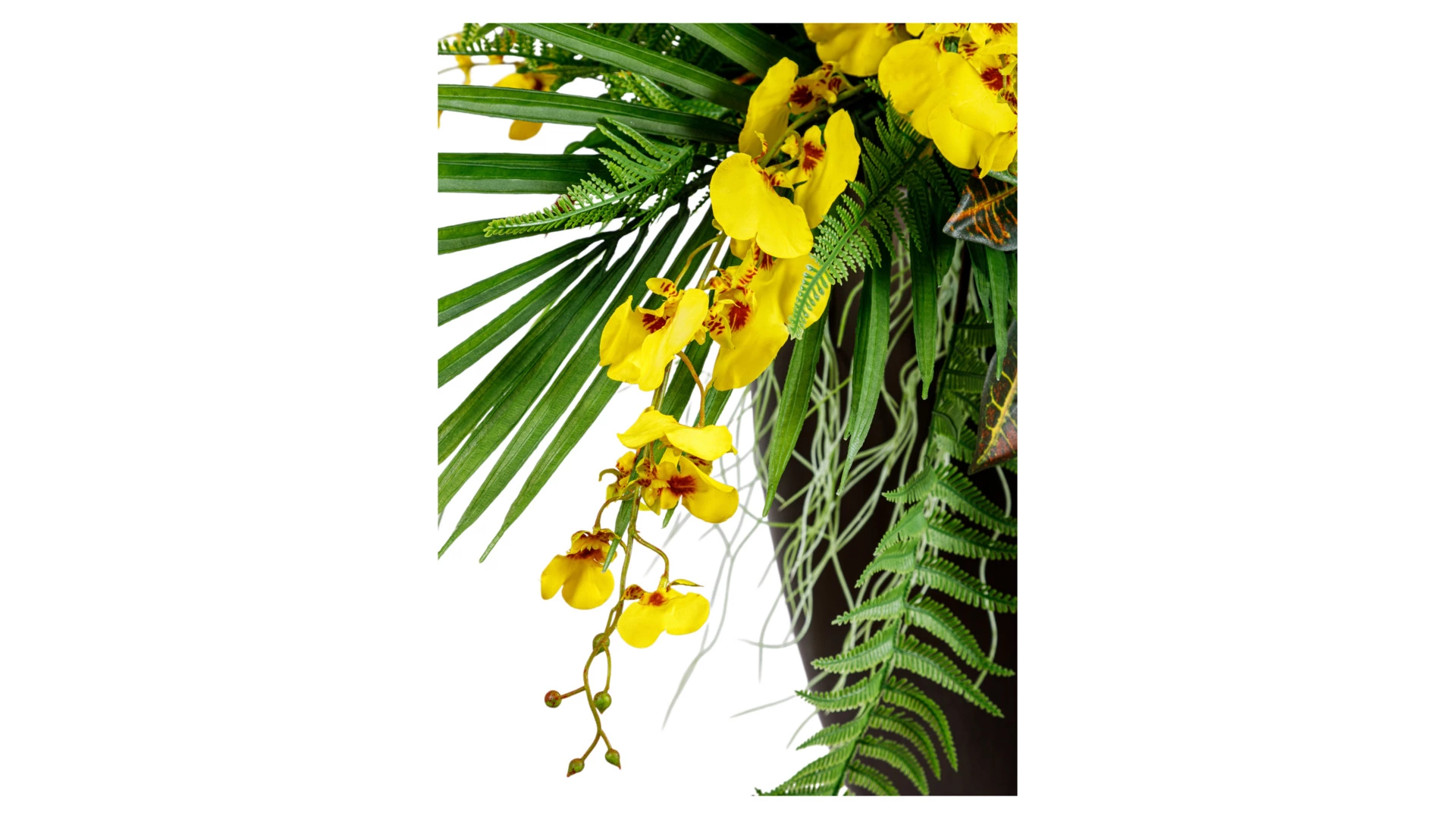 Композиция искуственная с орхидеей