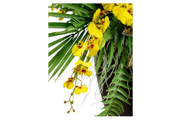 Композиция искуственная с орхидеей