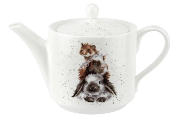 Чайник Royal Worcester Забавная фауна 600 мл, фарфор костяной
