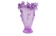Ваза Decor de Table Pate de Verre Cristal Ирисы 22 см, хрустальное тесто, фиолетовая, п/к