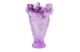 Ваза Decor de Table Pate de Verre Cristal Ирисы 22 см, хрустальное тесто, фиолетовая, п/к