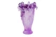 Ваза Decor de Table Pate de Verre Cristal Ирисы 22 см, хрустальное тесто, фиолетовая, п/к