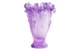 Ваза Decor de Table Pate de Verre Cristal Ирисы 32 см, хрустальное тесто, фиолетовая, п/к
