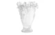 Ваза Decor de Table Pate de Verre Cristal Ирисы 32 см, хрустальное тесто, белая, п/к