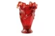 Ваза Decor de Table Pate de Verre Cristal Ирисы 32 см, хрустальное тесто, янтарно-красная, п/к