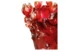 Ваза Decor de Table Pate de Verre Cristal Ирисы 32 см, хрустальное тесто, янтарно-красная, п/к