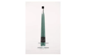 Набор свечей Luz your senses Велюр 30 см, 2 шт, темно-зеленый