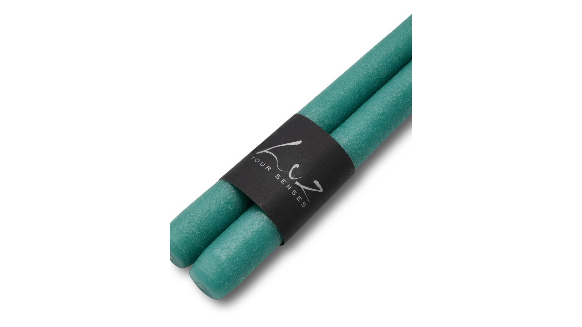 Набор свечей Luz your senses Велюр 30 см, 2 шт, темно-зеленый