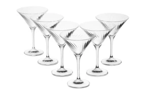 Набор бокалов для мартини Krosno Авангард Люми 150 мл, 6 шт, стекло