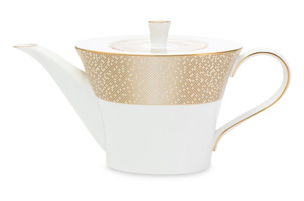 Сервиз чайный Narumi Золотая пыль на 6 персон 21 предмет, фарфор костяной