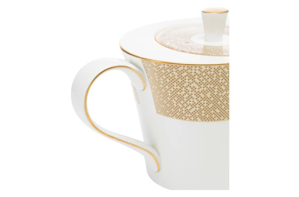 Сервиз чайный Narumi Золотая пыль на 6 персон 21 предмет, фарфор костяной