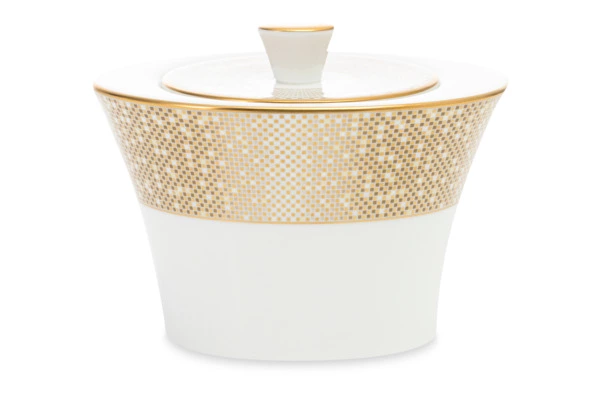 Сервиз чайный Narumi Золотая пыль на 6 персон 21 предмет, фарфор костяной