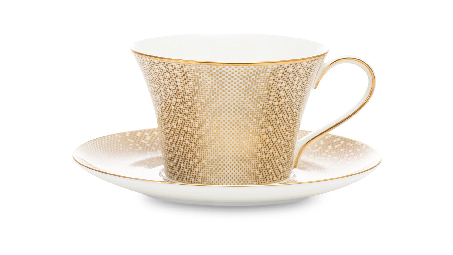 Сервиз чайный Narumi Золотая пыль на 6 персон 21 предмет, фарфор костяной