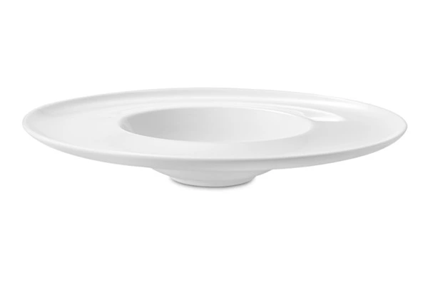 Тарелка суповая Decor de table Плиссе 24,6 см, фарфор костяной