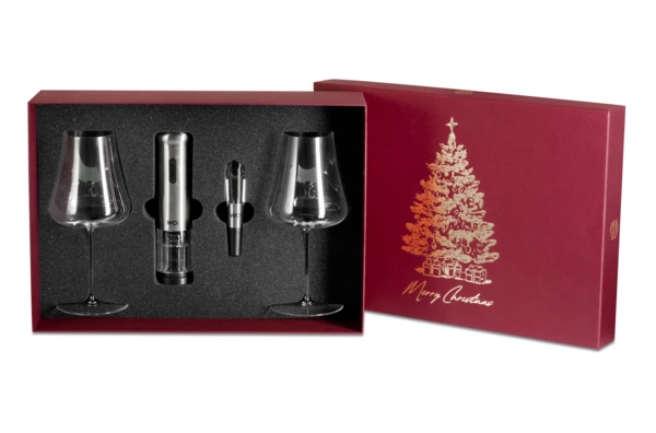 Набор подарочный Decor de Table из бокалов для вина со штопором и аэратором, п/к