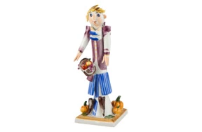 Фигурка Meissen Юная садовница с тыквой и фруктами 19,5 см, фарфор, П. Штранг