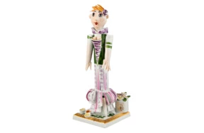 Фигурка Meissen Юная садовница с кадкой цветов 18,5 см, фарфор, П. Штранг