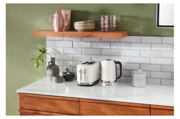 Тостер KitchenAid на 2 тоста 5KMT2109EPL, фарфоровый белый