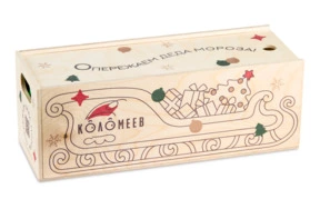 Набор игрушек елочных КОЛОМЕЕВ Праздник, стекло, п/к