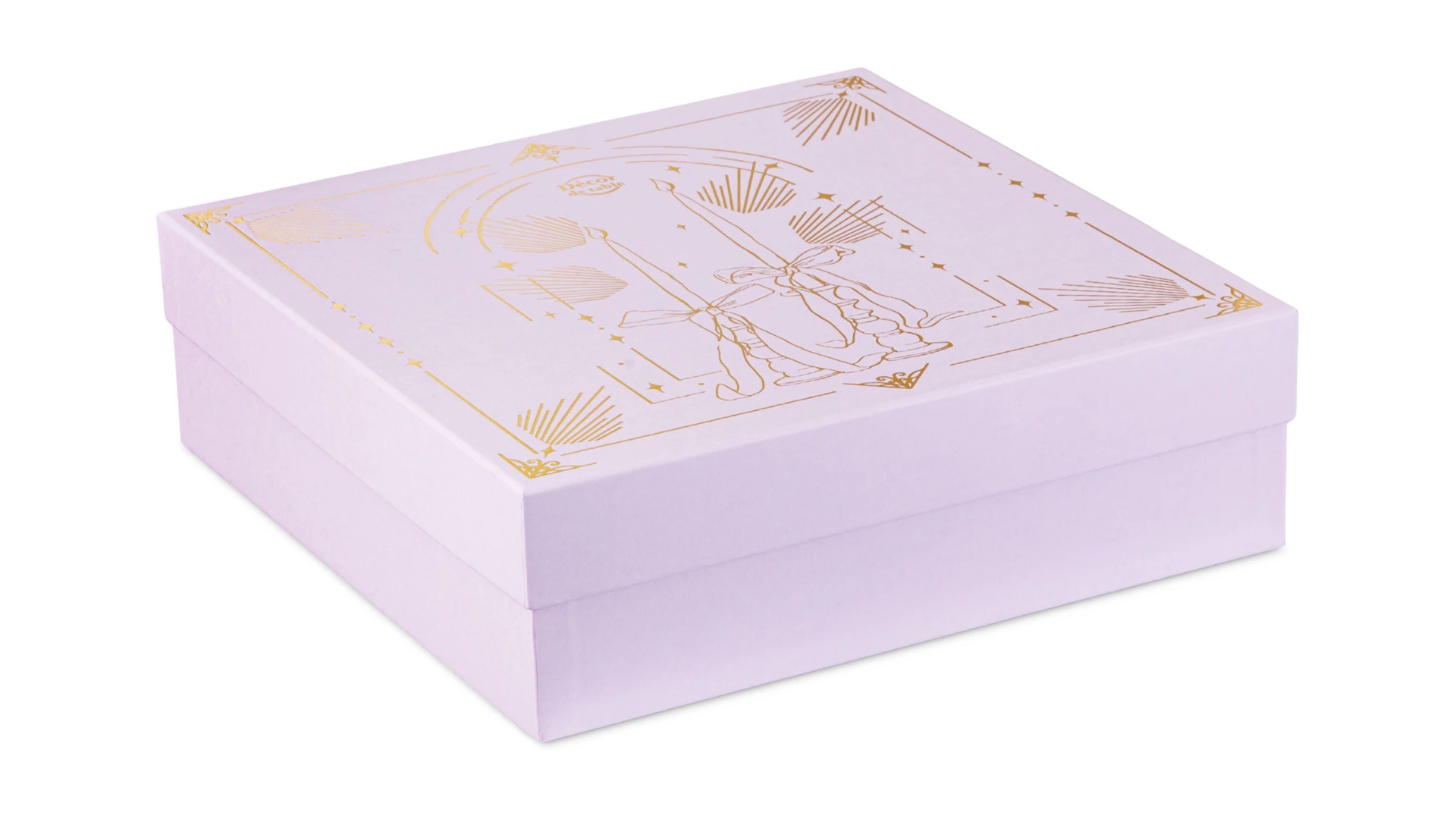 Набор подарочный Decor de Table из двух подсвечников и свечей, п/к