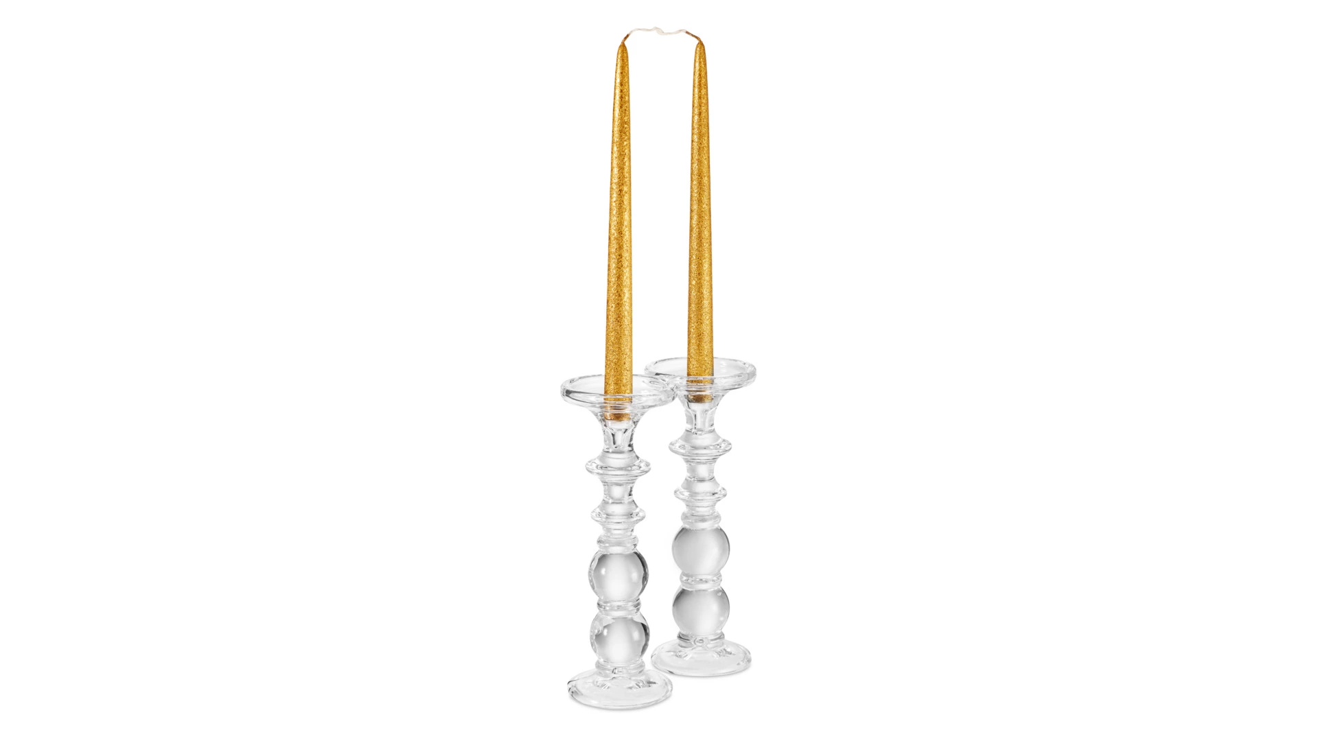 Набор подарочный Decor de Table из двух подсвечников и свечей, п/к