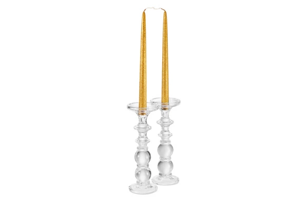 Набор подарочный Decor de Table из двух подсвечников и свечей, п/к