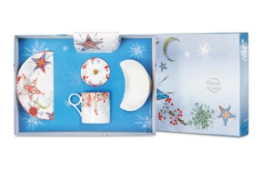 Набор подарочный Decor de table Счастливая Звезда на 1 персону 4 предмета, п/к