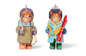 Набор Лошадок Bernes Твикс 16, кальцитовый алебастр, п/к