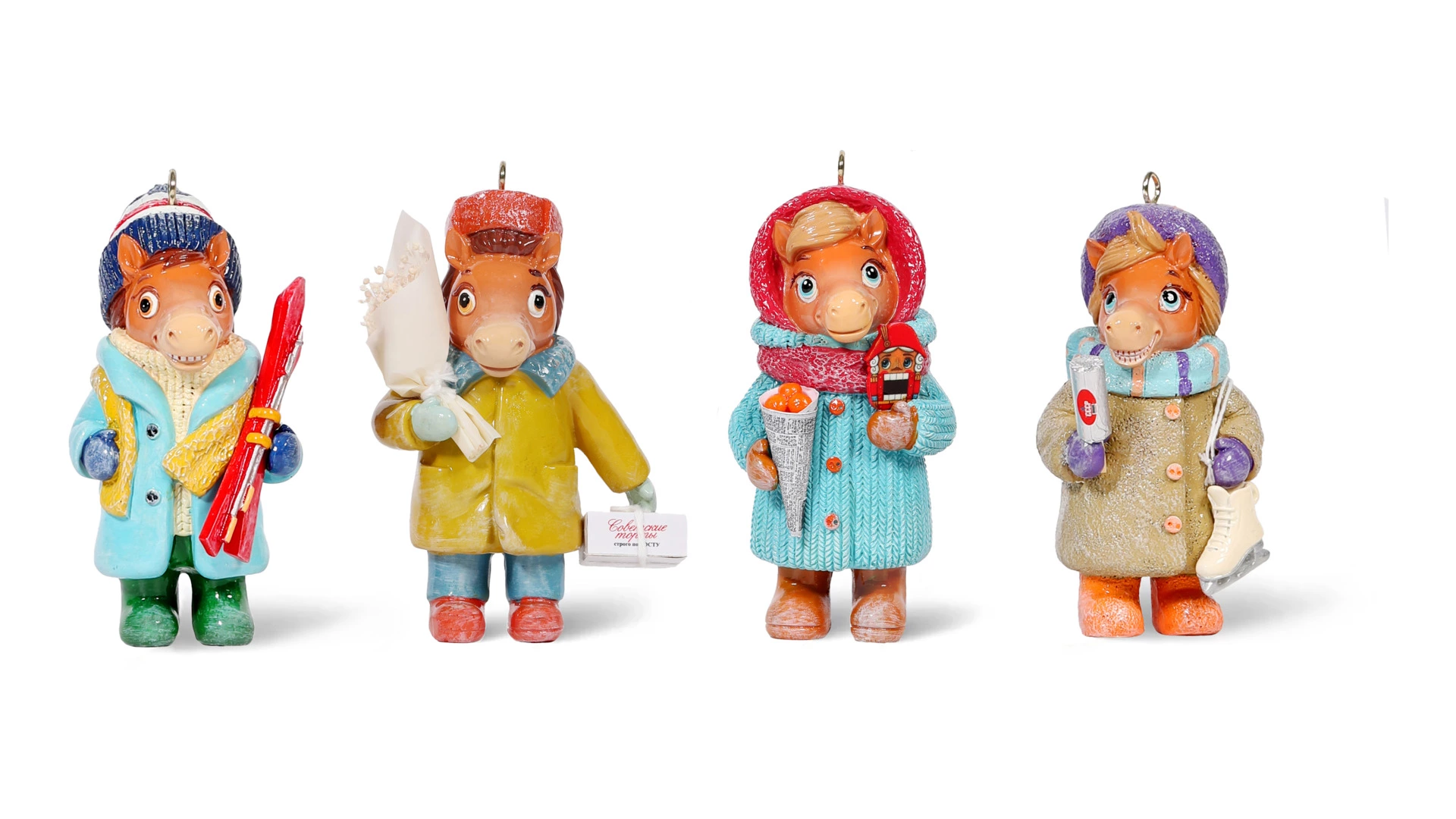 Набор лошадиная зима Bernes Том 6, кальцитовый алебастр, п/к