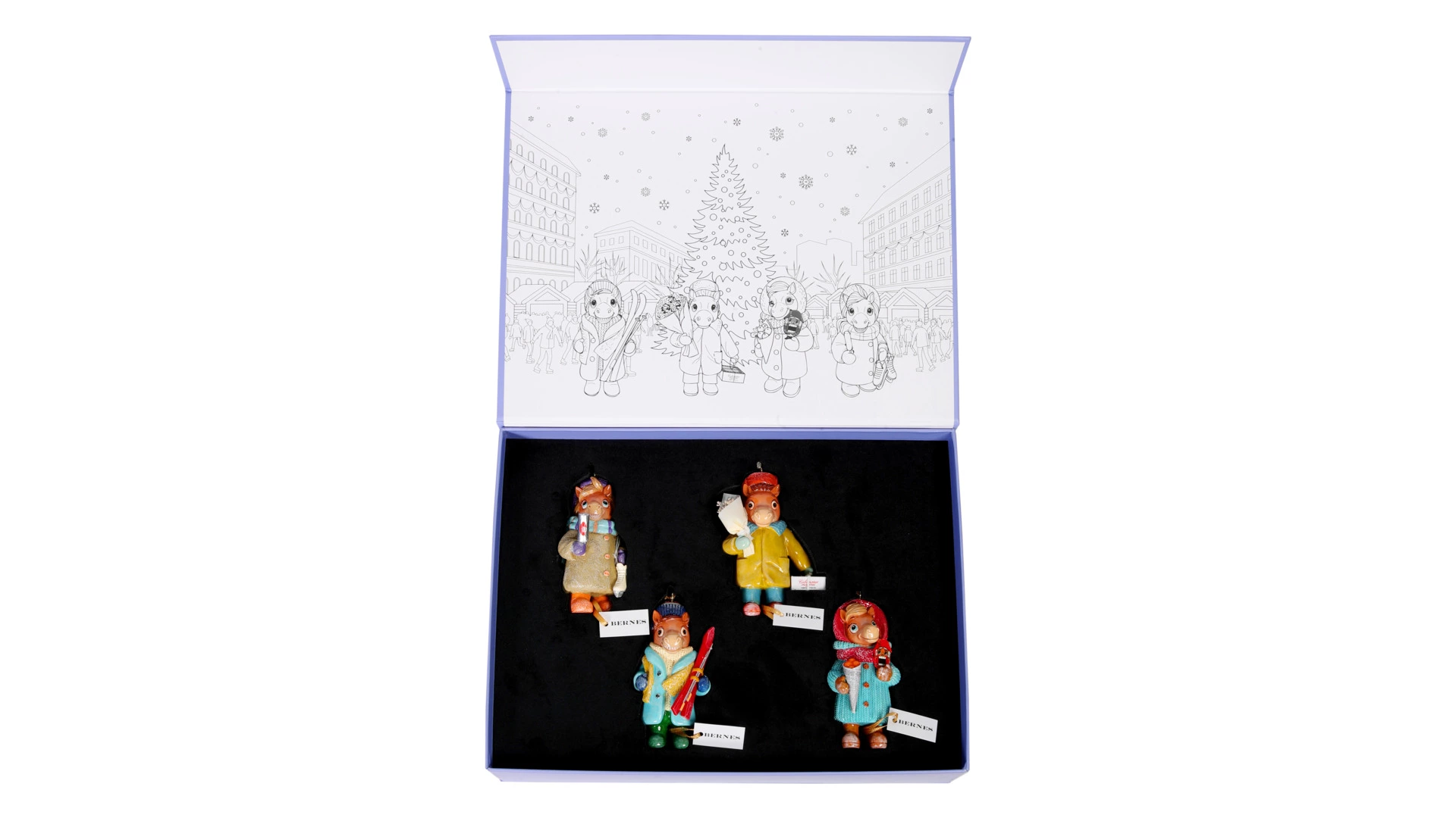 Набор лошадиная зима Bernes Том 6, кальцитовый алебастр, п/к