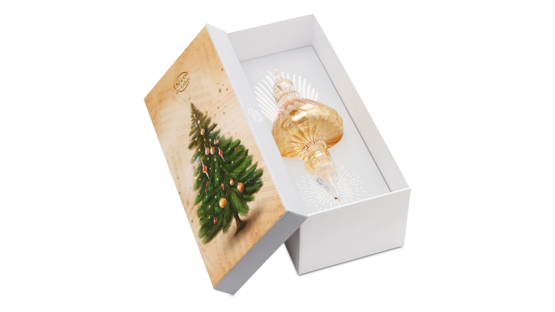 Игрушка елочная Decor de Table Скарамуччи, золотой, п/к