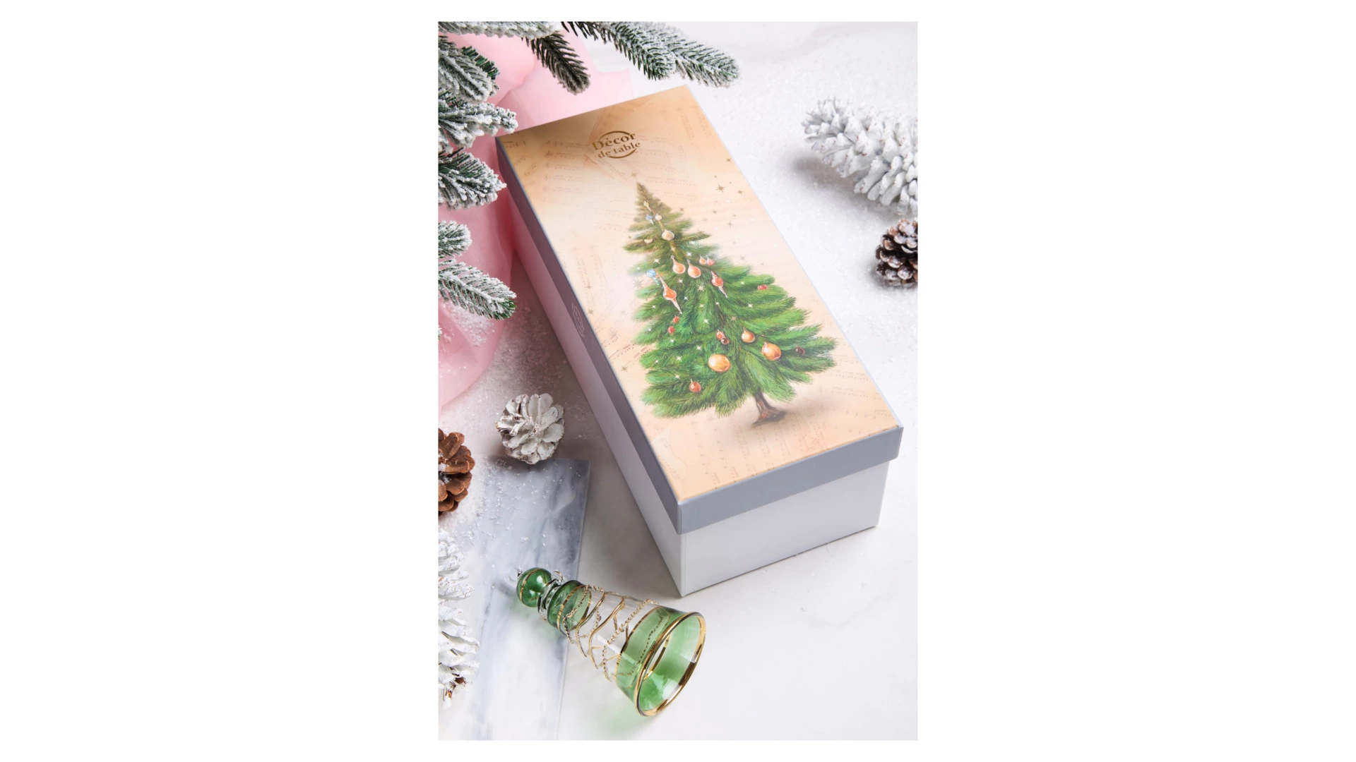Игрушка елочная Decor de Table Ковьелло, зеленый, п/к