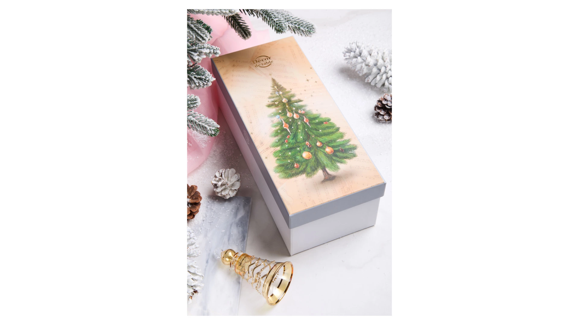 Игрушка елочная Decor de Table Ковьелло, золотой, п/к