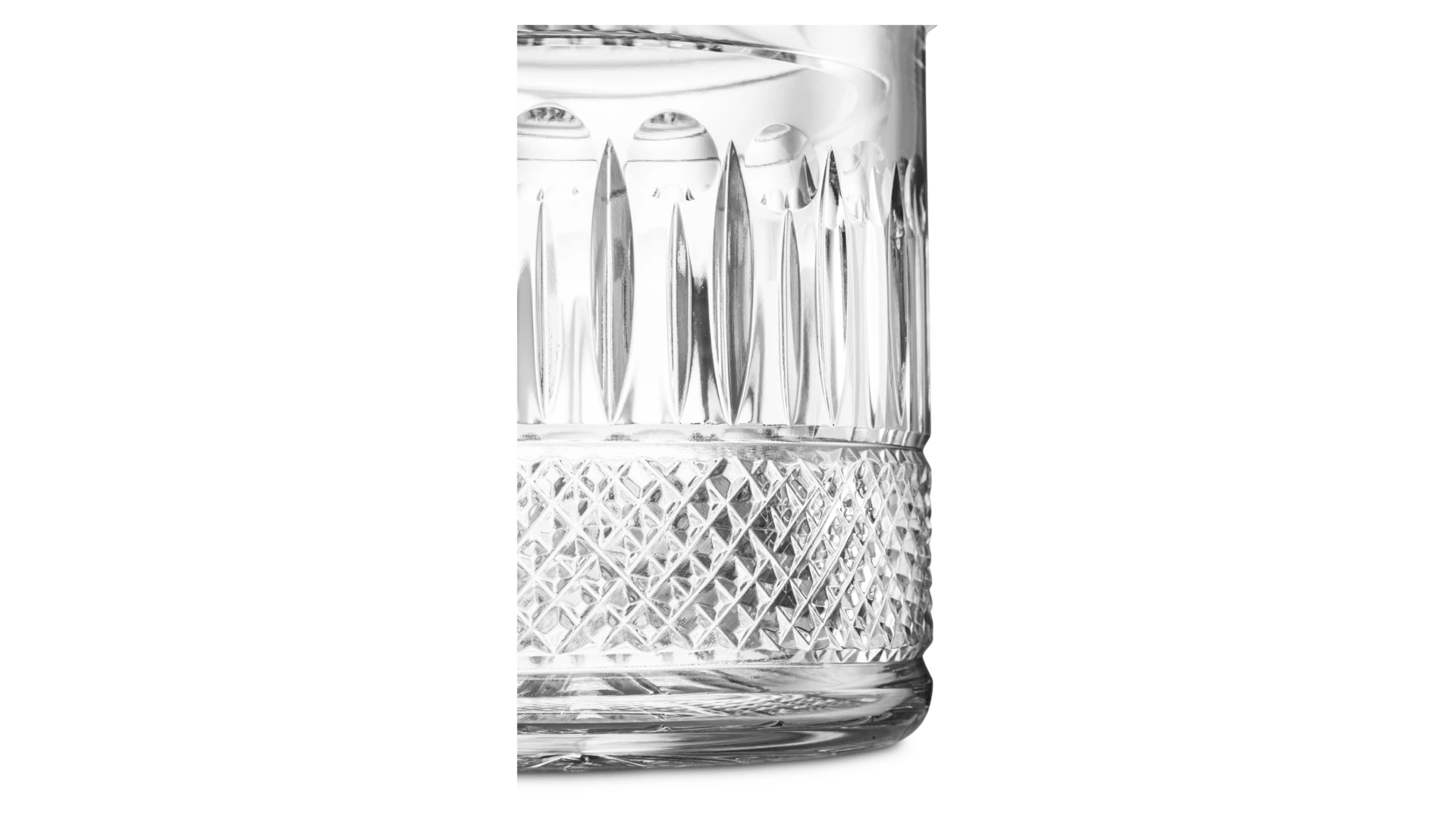 Конфетница с крышкой Decor de table Париж Магнолия 12,5х17 см, хрусталь, цветок фиолетовый