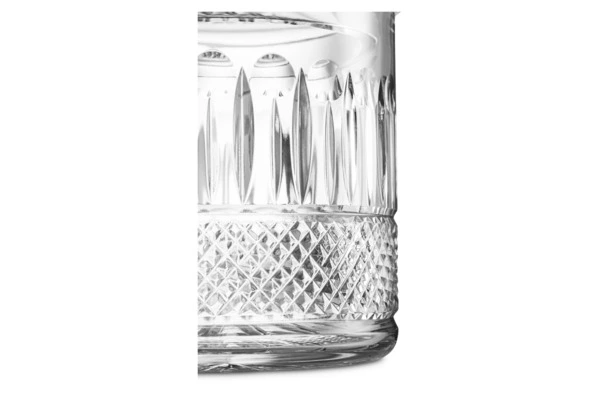 Конфетница с крышкой Decor de table Париж Магнолия 12,5х17 см, хрусталь, цветок фиолетовый