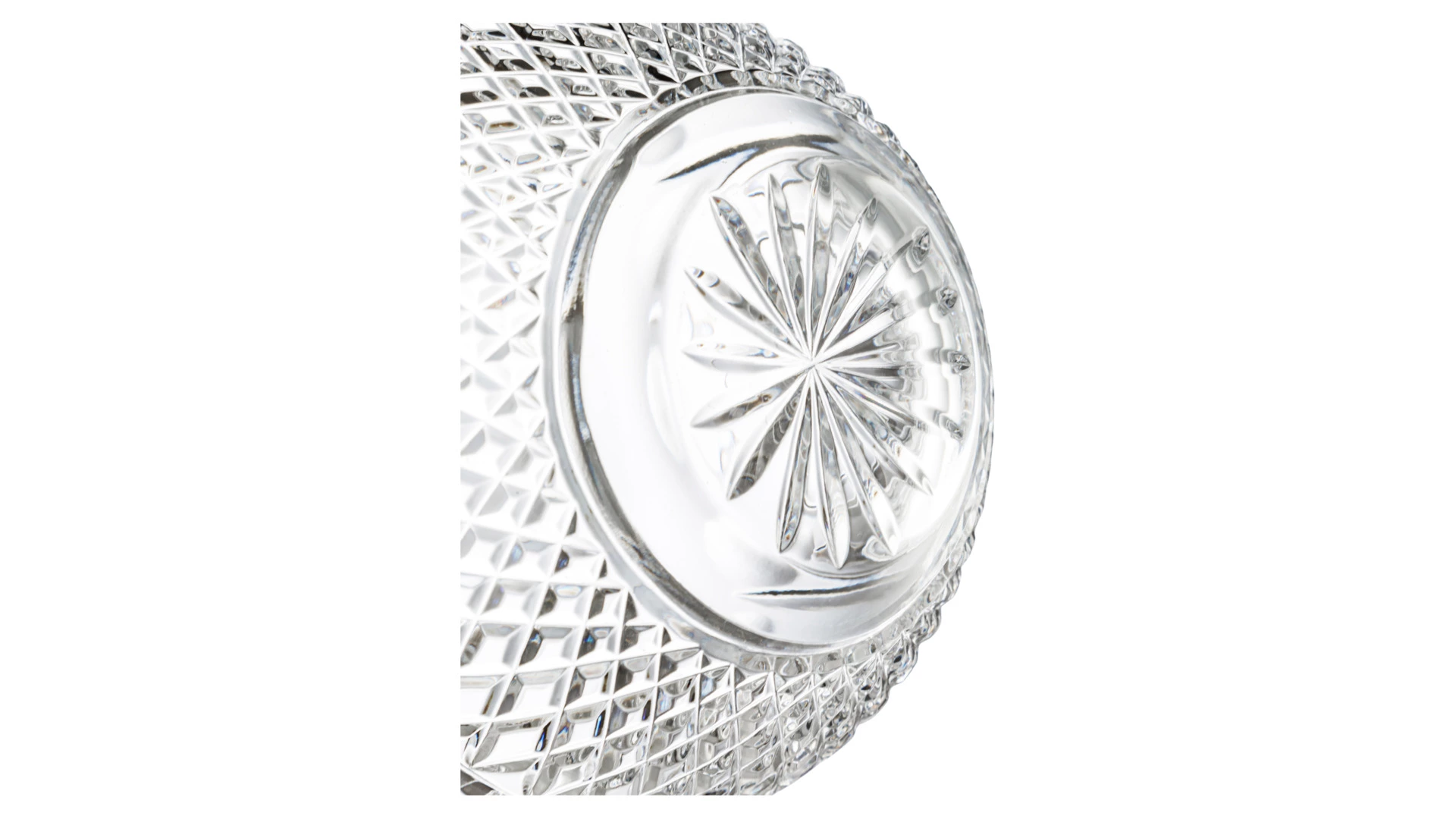 Банка для печенья Decor de table Париж Камелия 15х21,5 см, хрусталь, цветок зеленый