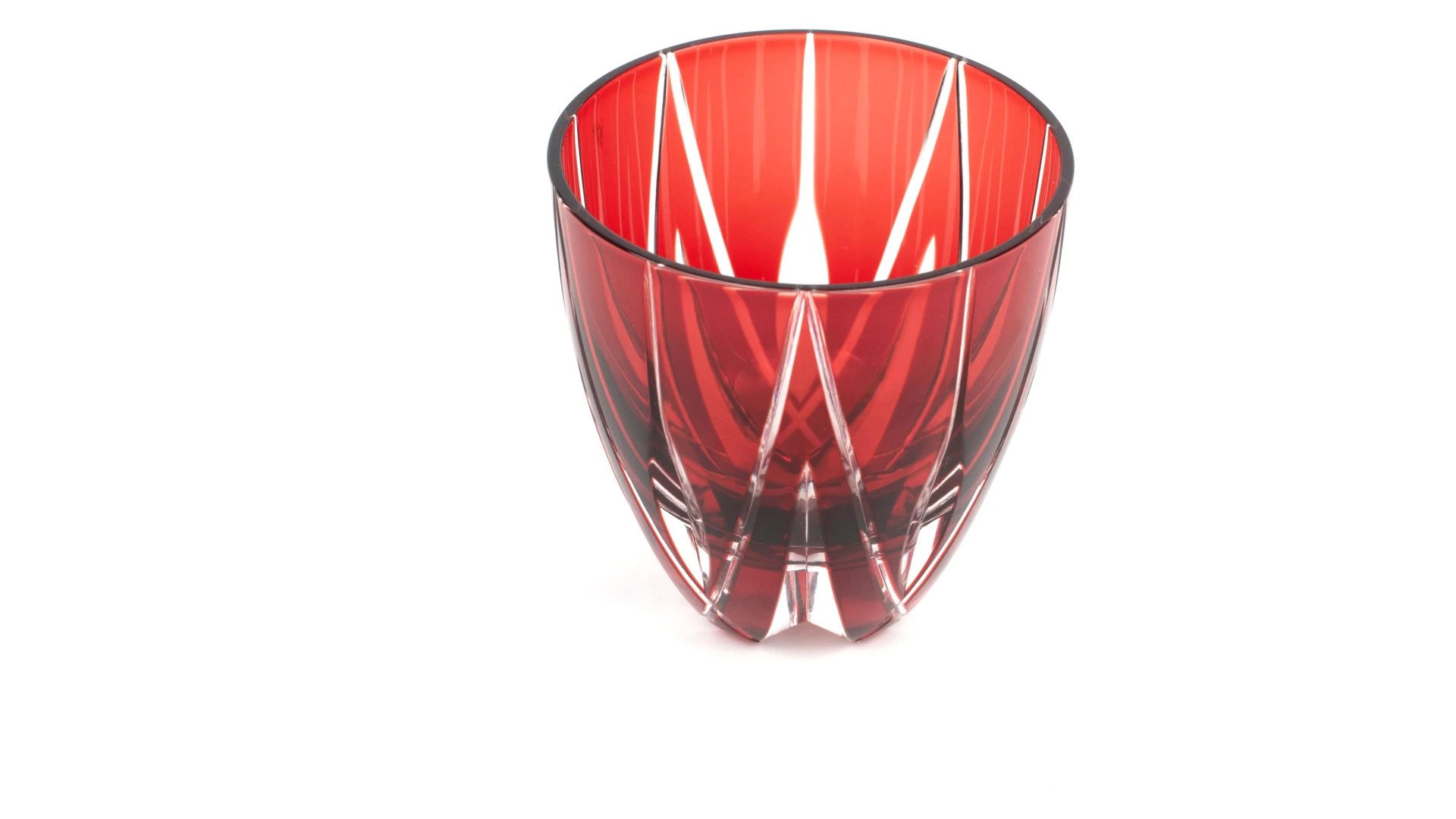 Рюмка Tajima Glass Мерцание звезды 75 мл, стекло, медно-красная, белая шкатулка