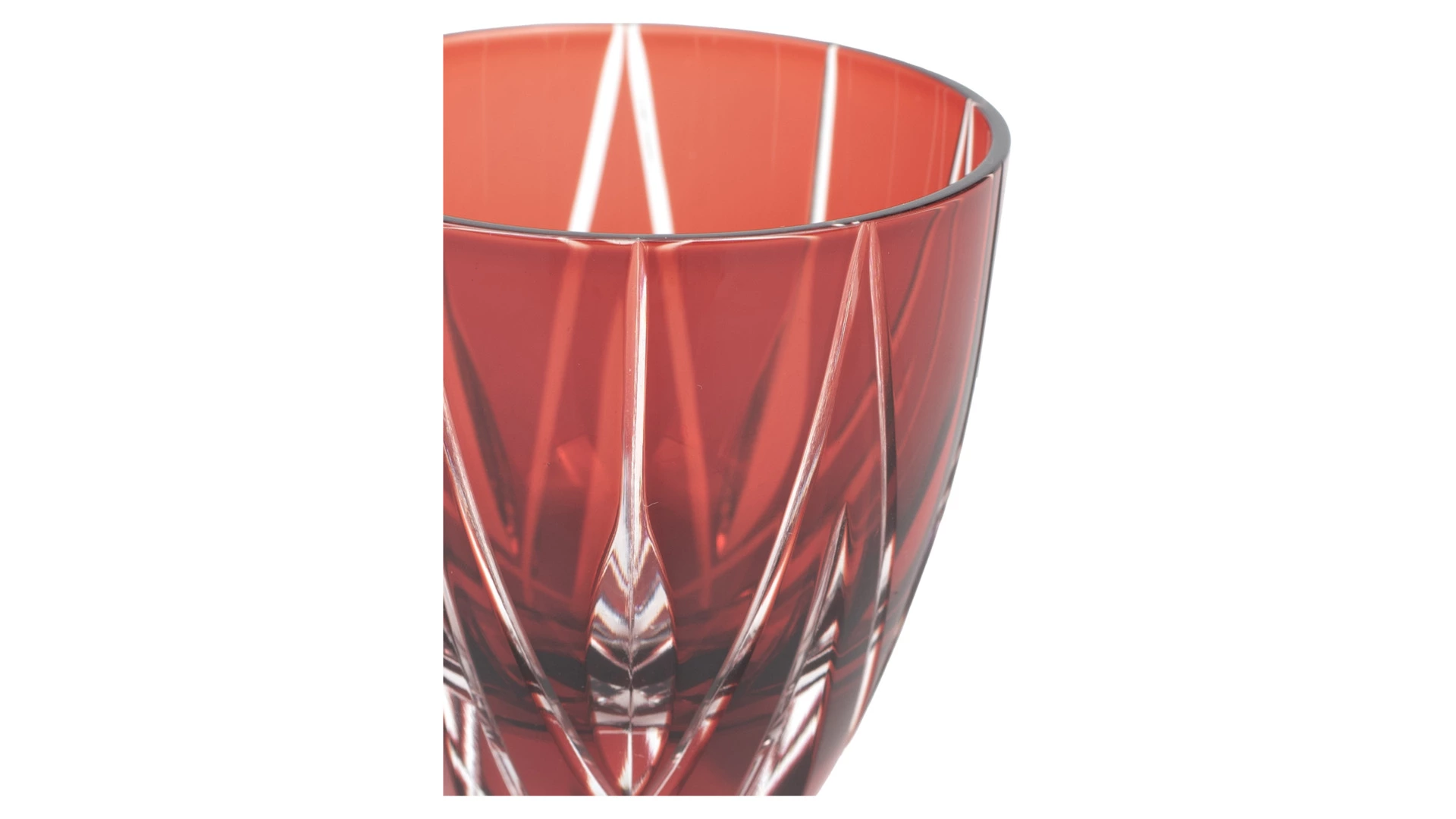 Рюмка Tajima Glass Мерцание звезды 75 мл, стекло, медно-красная, белая шкатулка