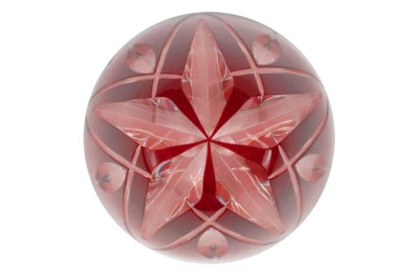 Рюмка Tajima Glass Мерцание звезды 75 мл, стекло, медно-красная, белая шкатулка